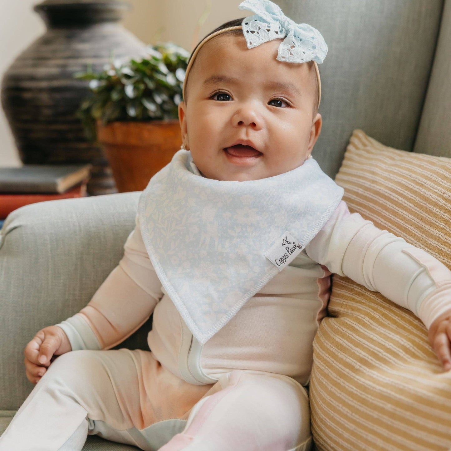 Copper Pearl | 4 Pack Baby Bandana Bibs - Disney Princess