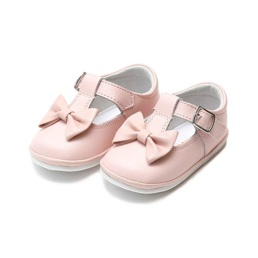 Mini Bow Leather Mary Jane | Pink