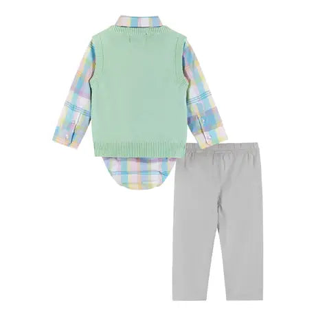 Andy & Evan - Boys Baby 4-Piece Sweater Vest Set