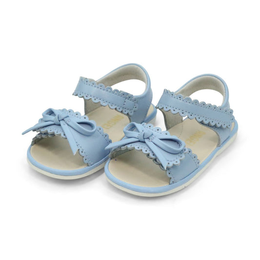 Amelie Scalloped Sandal | Bluebell Blue