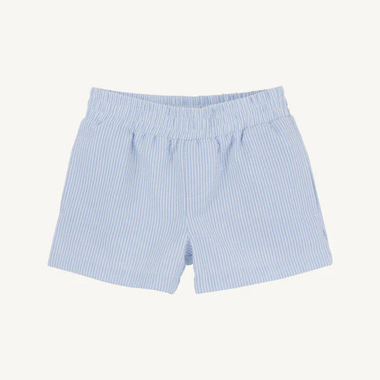 TBBC | Sheffield Shorts - Breakers Blue Seersucker with Breakers Blue