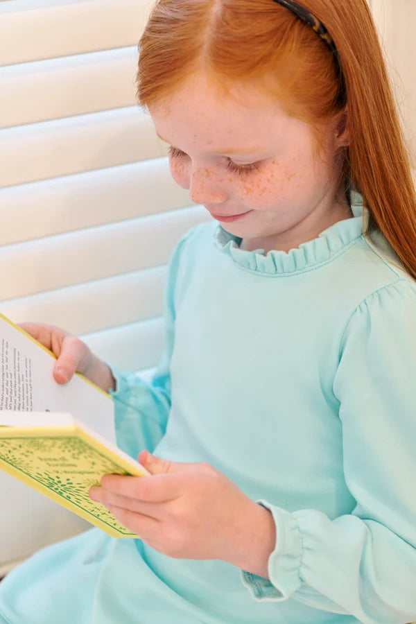 TBBC | Long Sleeve Lizzie's Luxe Leisure Dress - Edisto Egg Blue