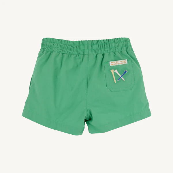 TBBC | Sheffield Shorts - Gibson Island Green with Golf Embroidery