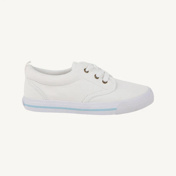 TBBC | Prep Step Sneaker - Worth Avenue White with Buckhead Blue Stripe