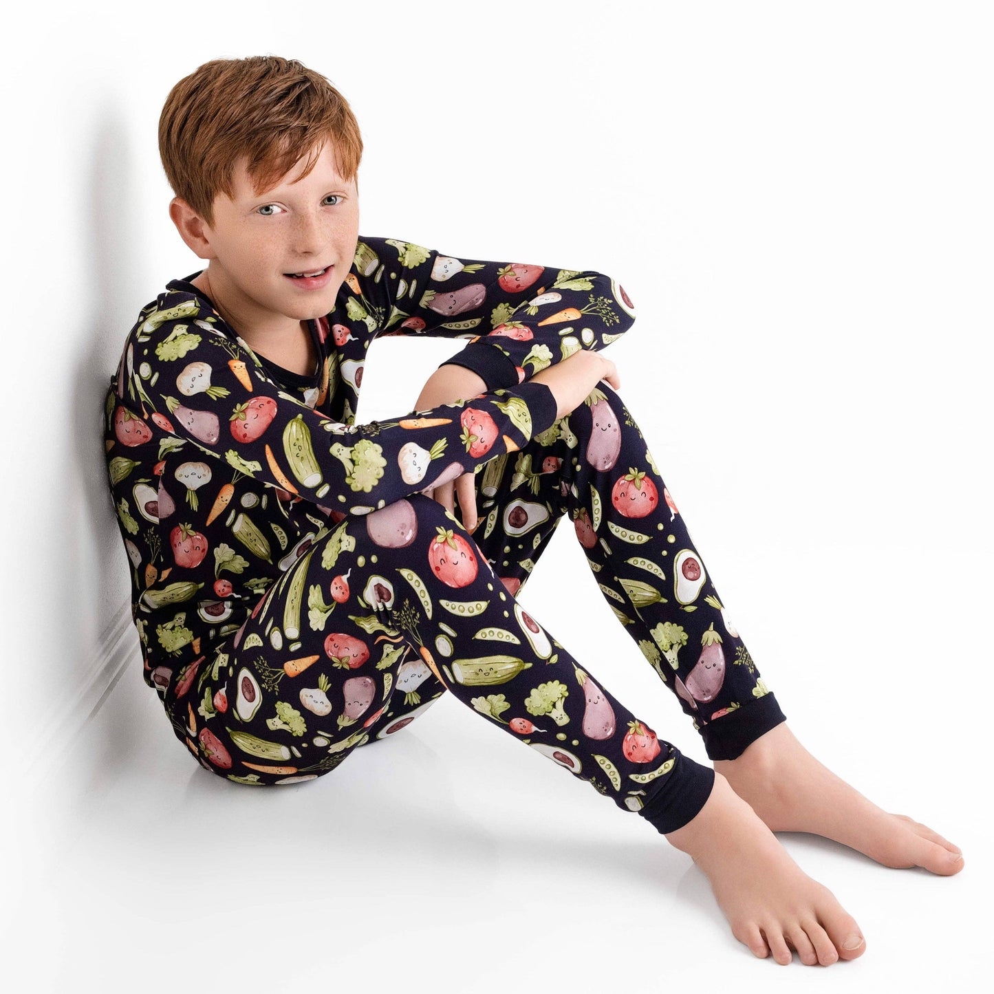 I Love You Veggie Much Long Sleeve Pajamas