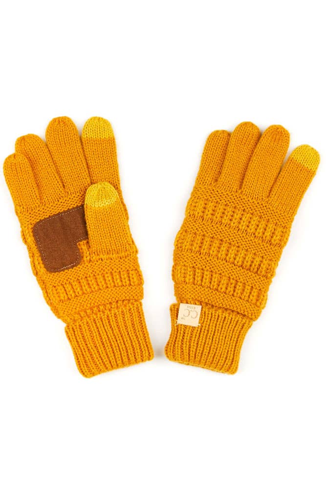 C.C Kids Knit Gloves