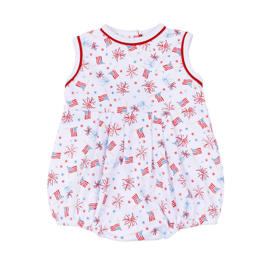 Magnolia Baby | A Sparkly Fourth Print Sleeveless Bubble