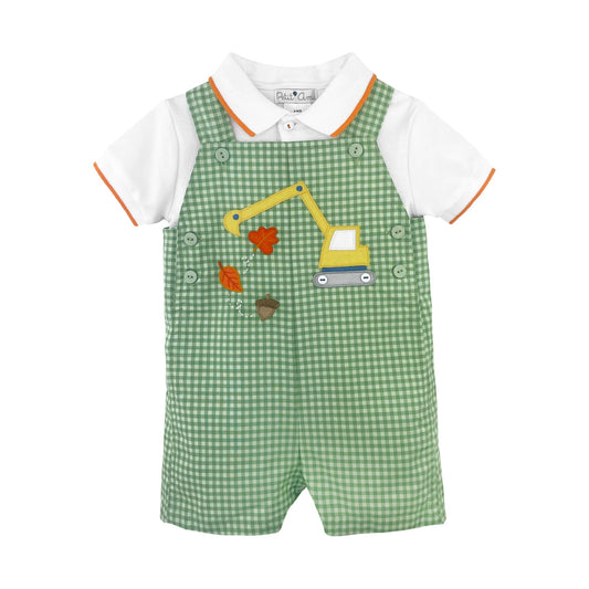Fall Construction Applique Shortall