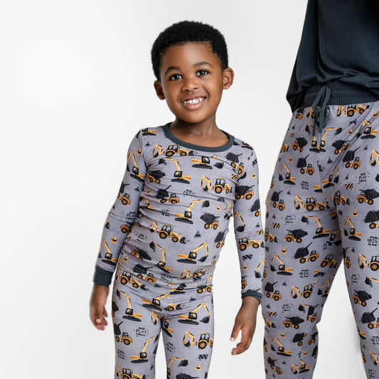 Snooze Crew Long Sleeve Kids Bamboo Pajamas Set