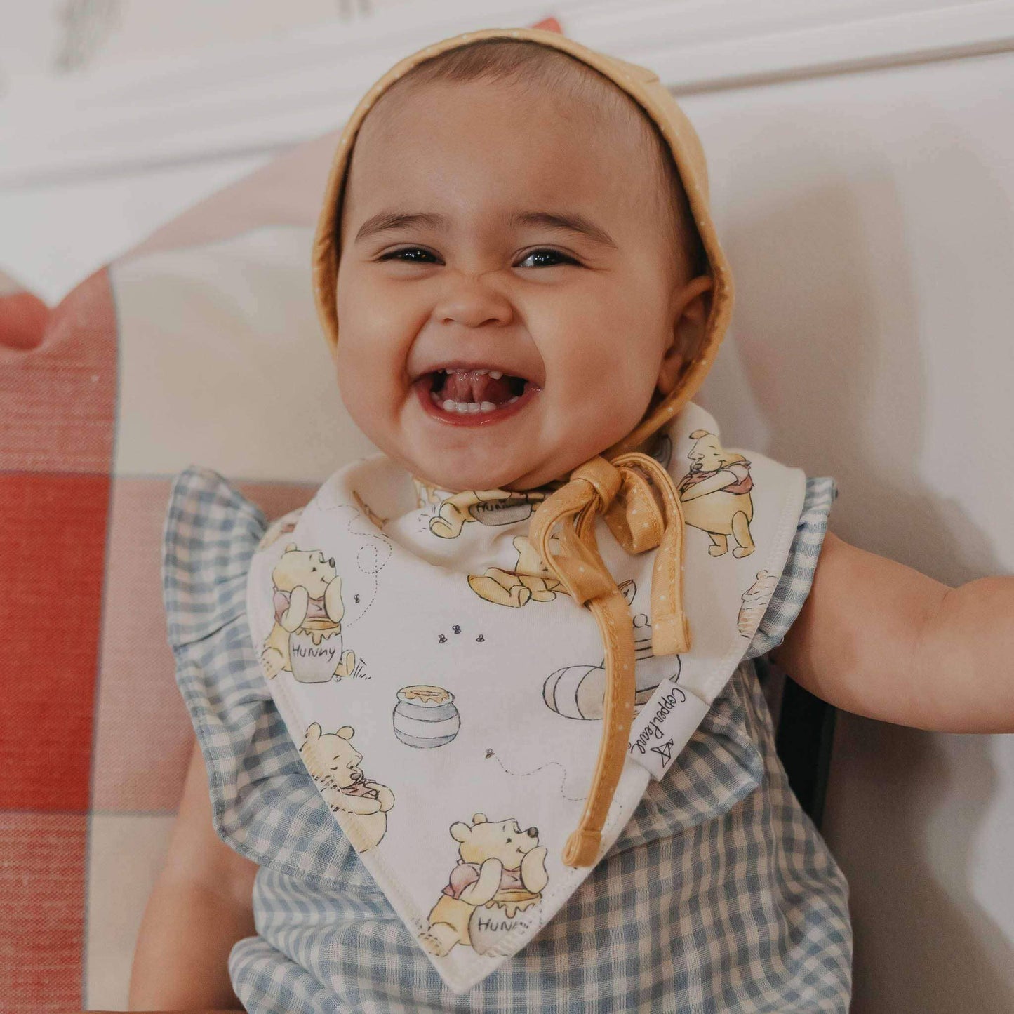 Copper Pearl | 4 Pack Baby Bandana Bibs - Hundred Acre Wood
