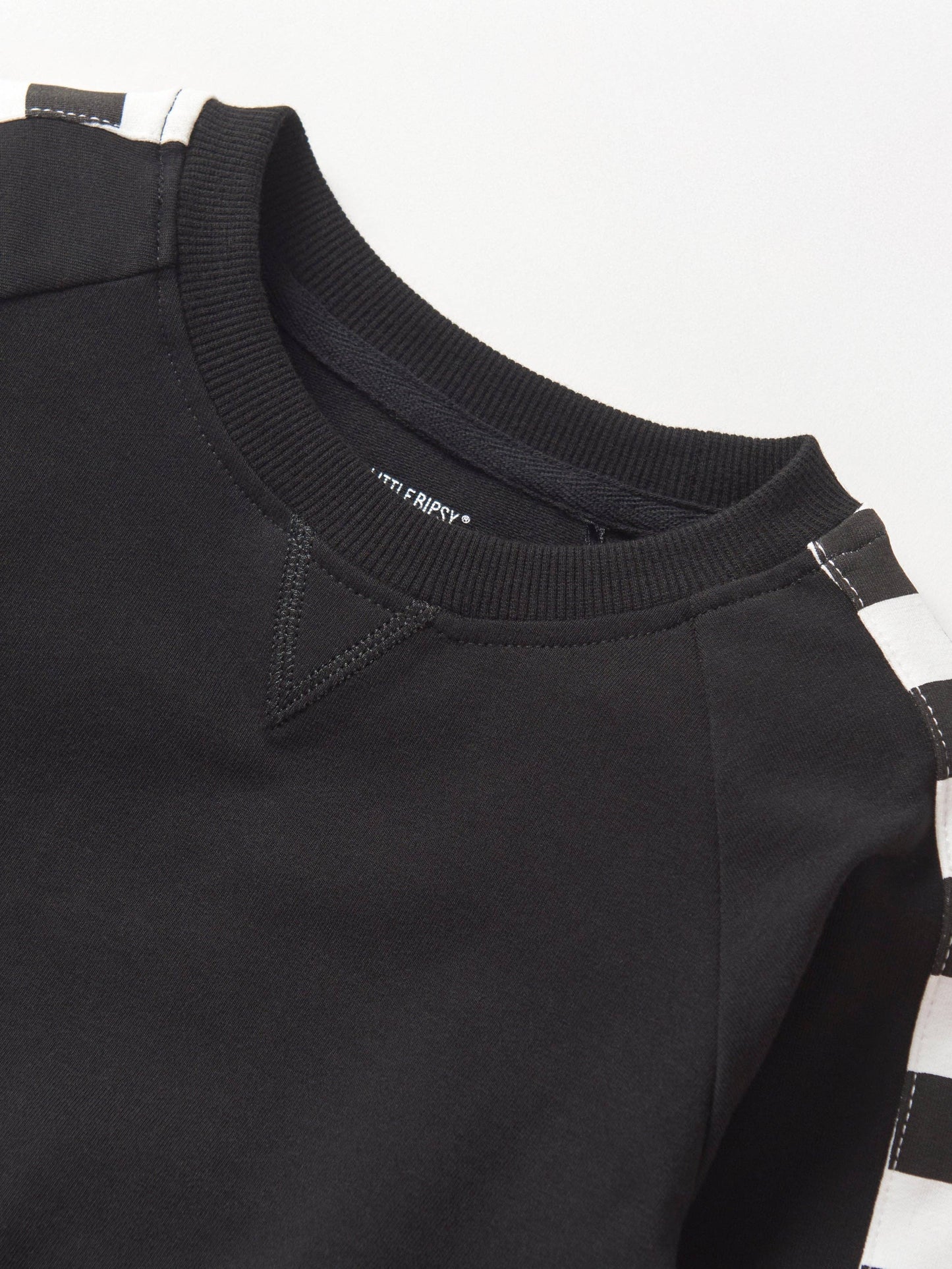 Side Checkered Joggers and Pullover Set