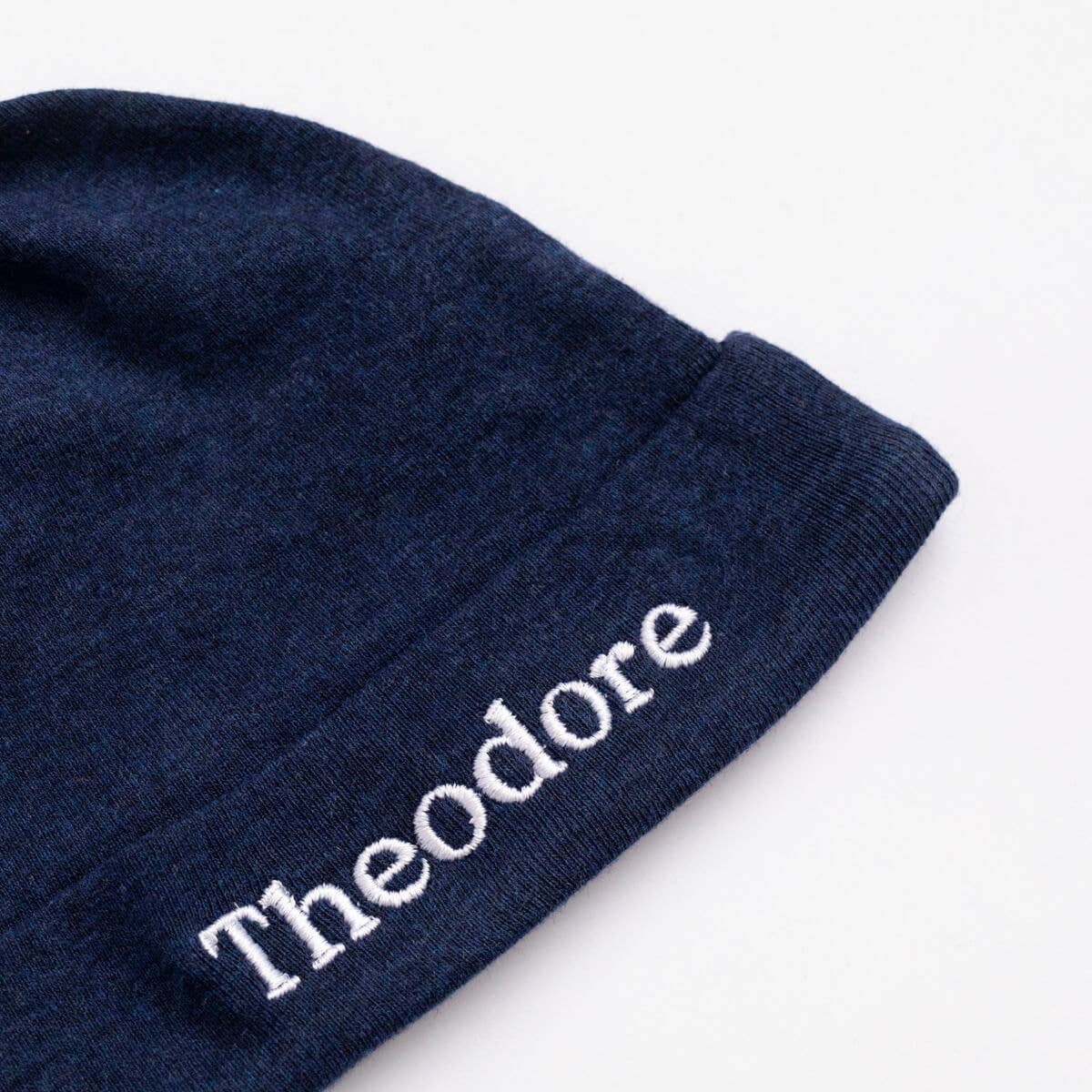 Navy Blue Heather Knot Hat | 100% Organic Cotton