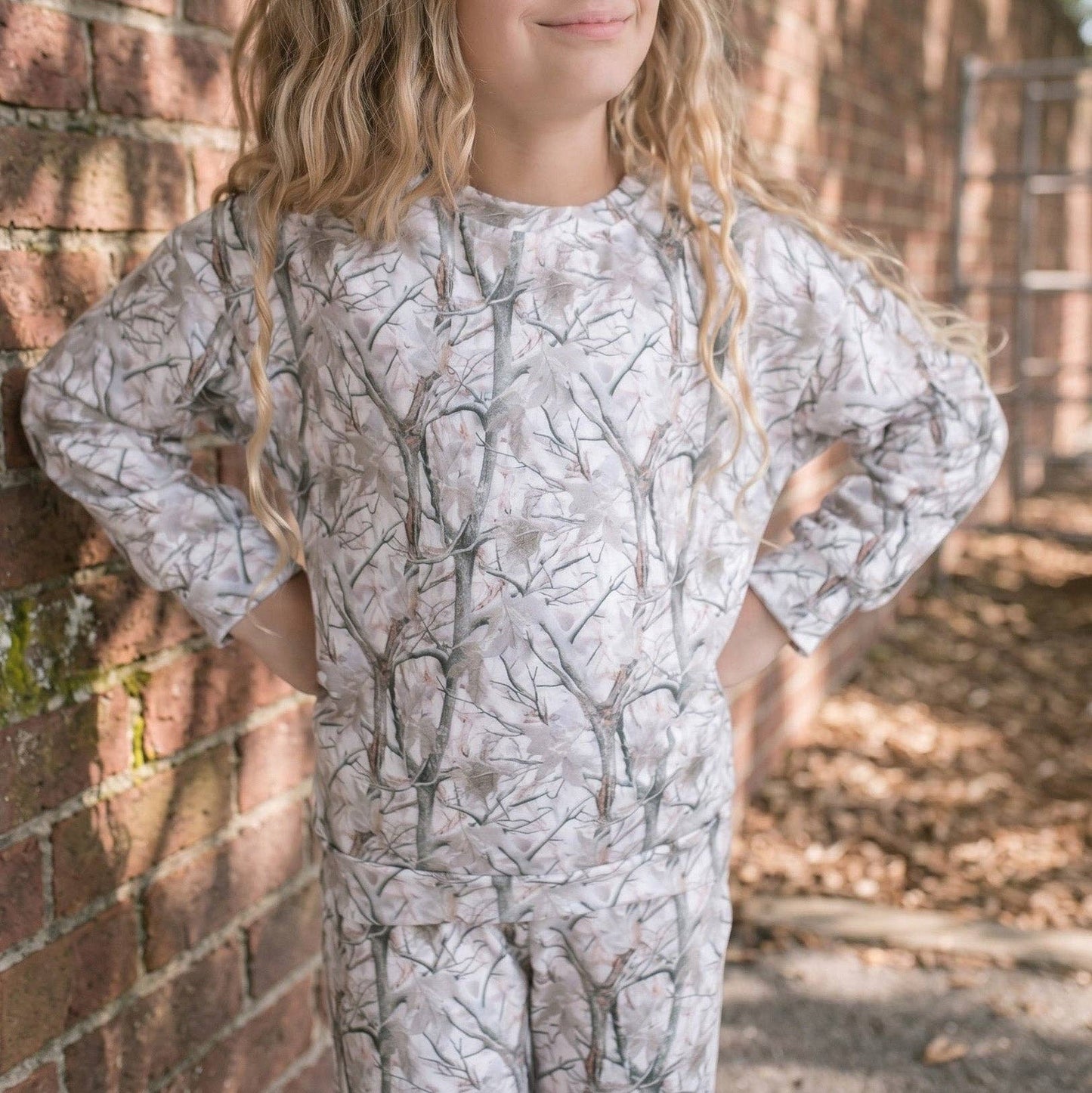 Ava Winter Woodland Camo Lounge Set