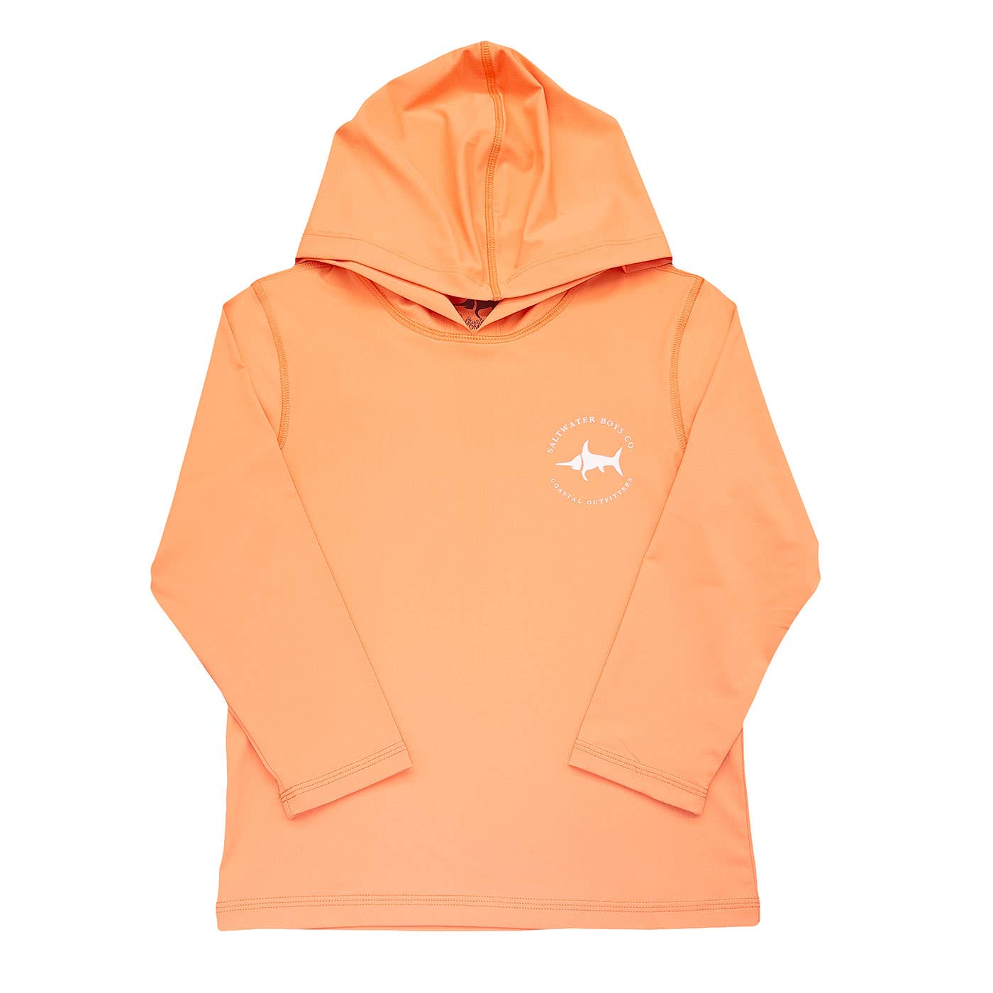 Saltwater Boys Company - Boys Performance Hoodie Coral Tuna