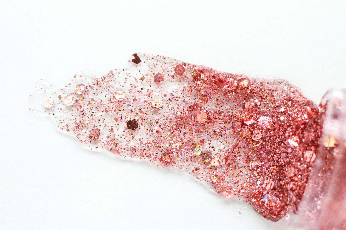 Rose Gold Hair Glitter