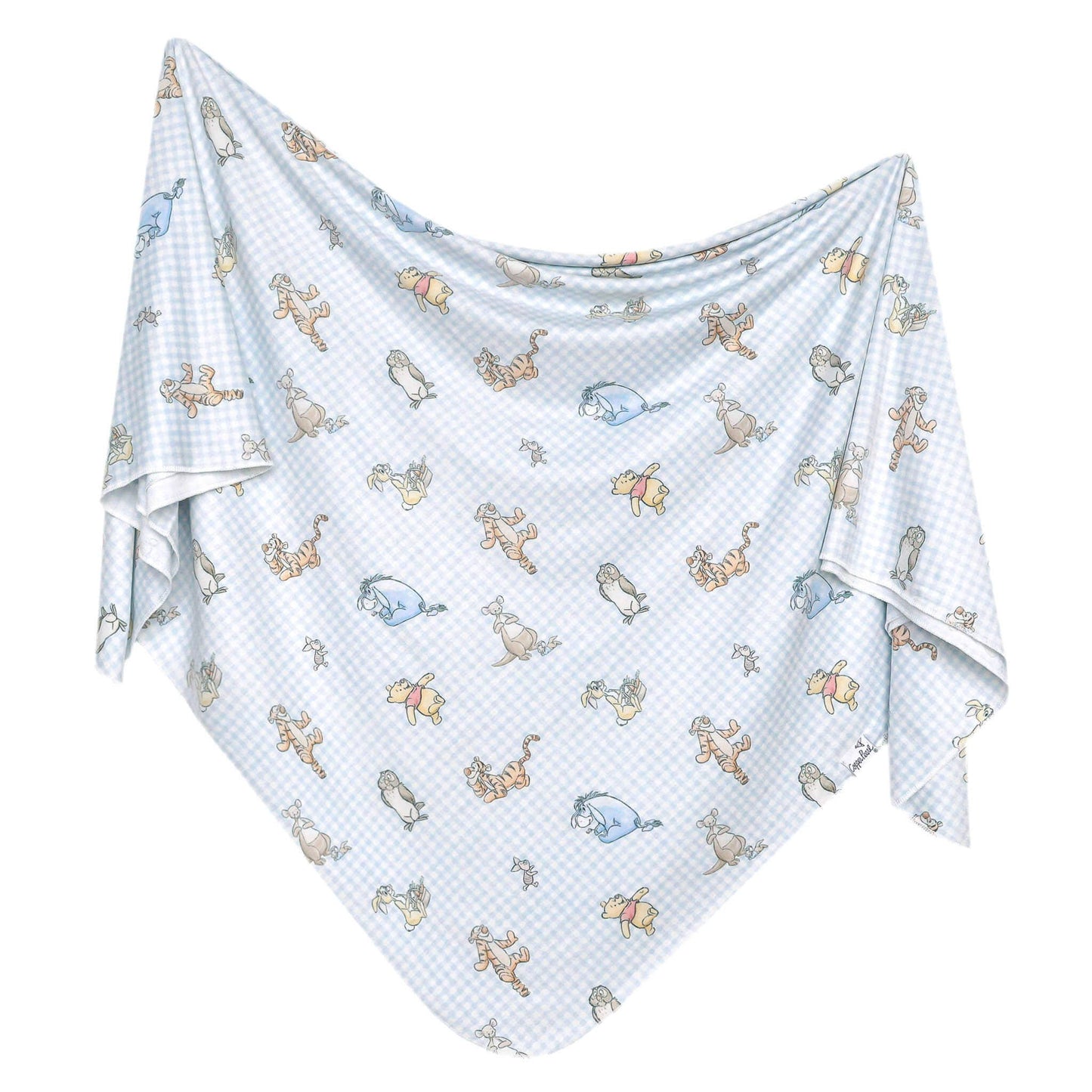 Copper Pearl | Knit Swaddle Blanket - Winnie the Pooh and Friends