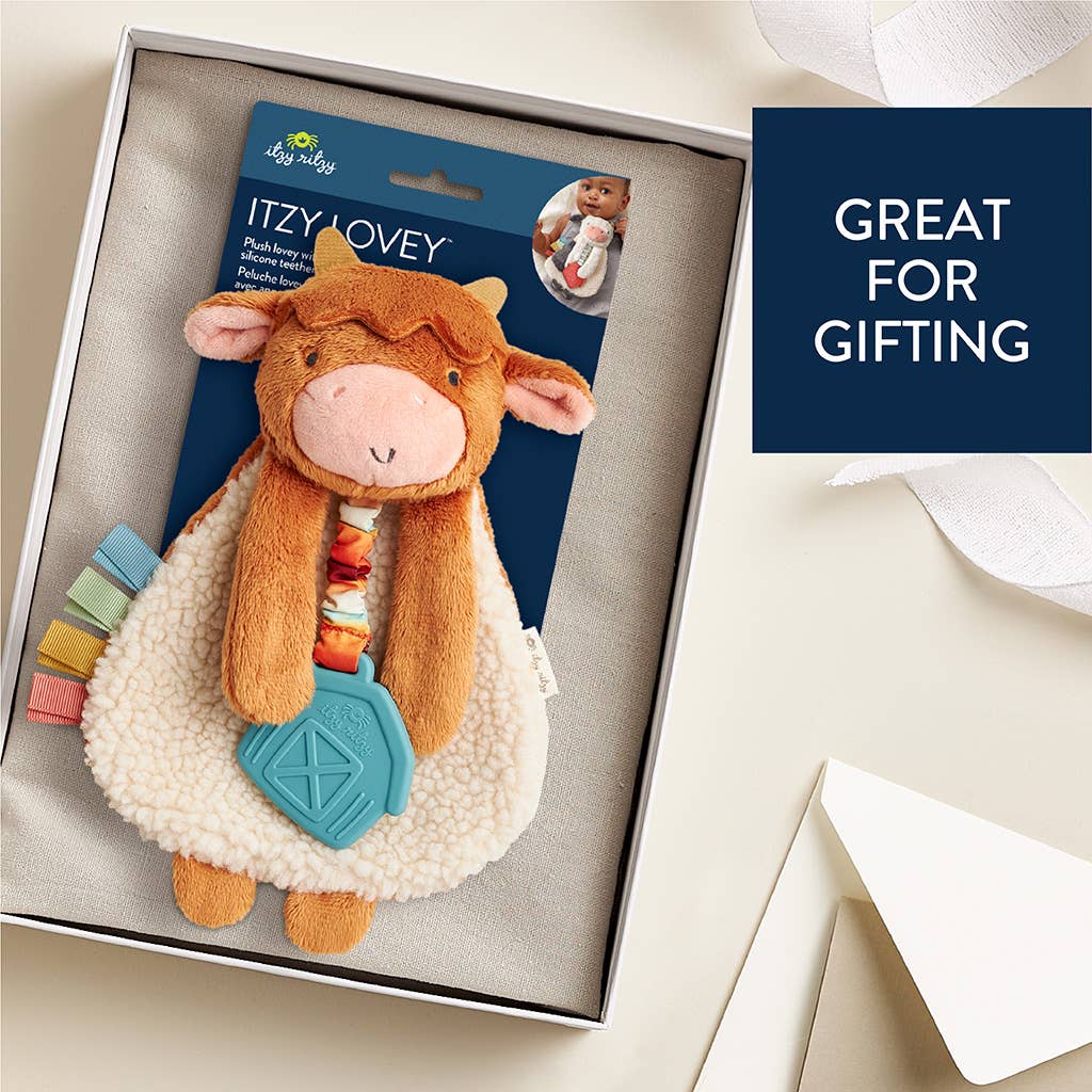Itzy Ritzy | Highland Cow Itzy Friends Lovey™ Plush