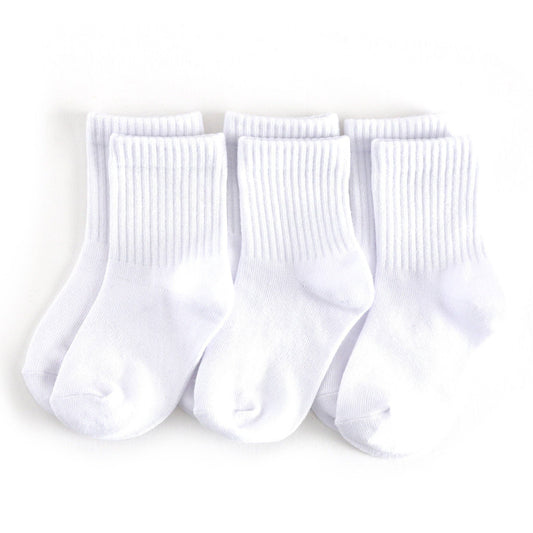 Crew Socks 3-Pack - White