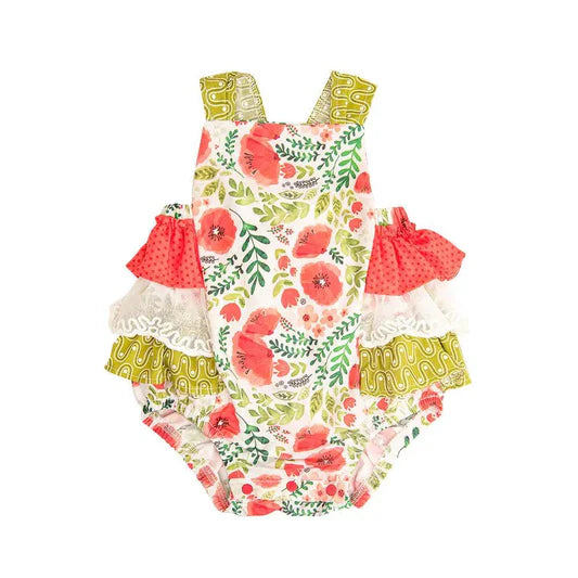 Haute Baby | Poppy Garden Sunsuit