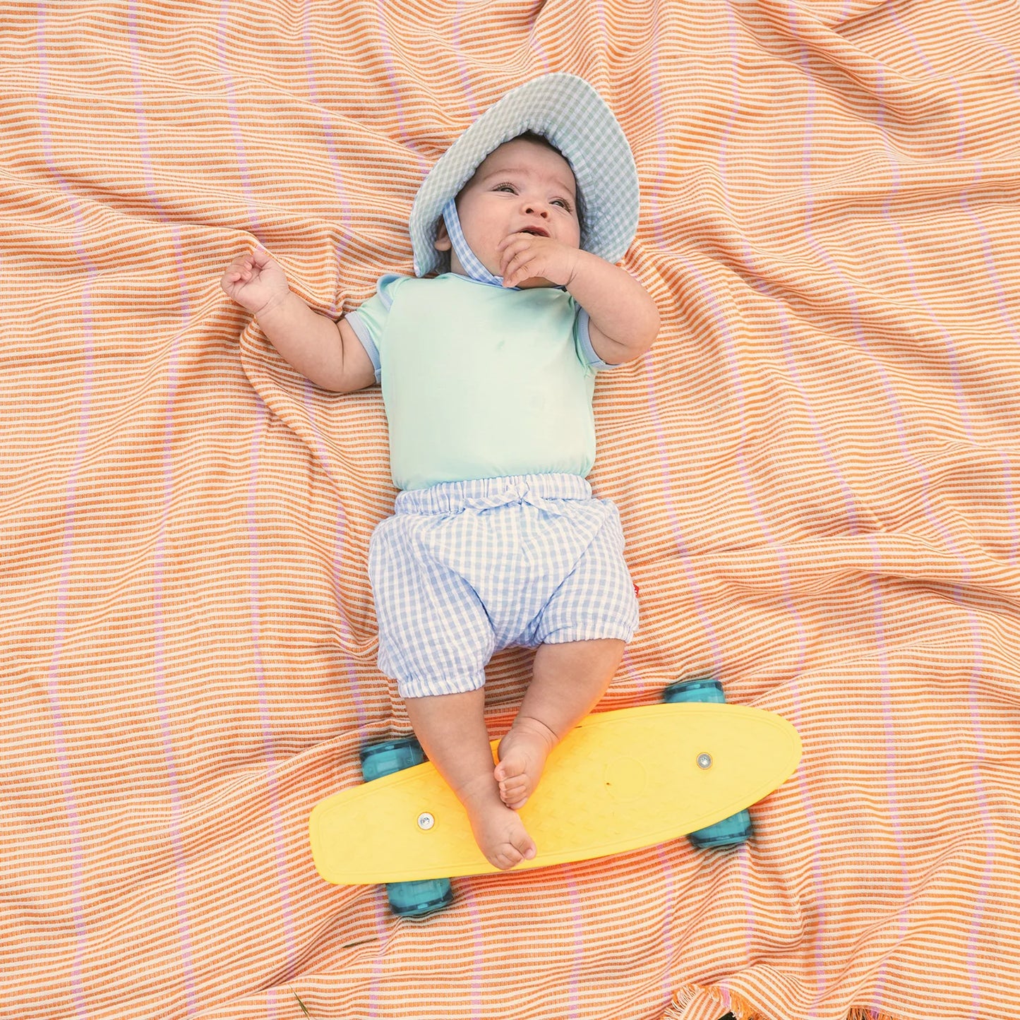 Magnetic Me | Magnetic Bodysuit & Bloomer Set - Colorblock Aloe