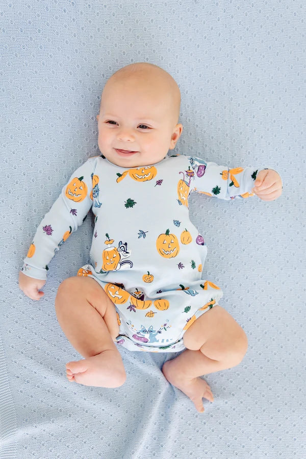 TBBC | Long Sleeve Patton Play Bubble - Candy and Critters (Buckhead Blue)