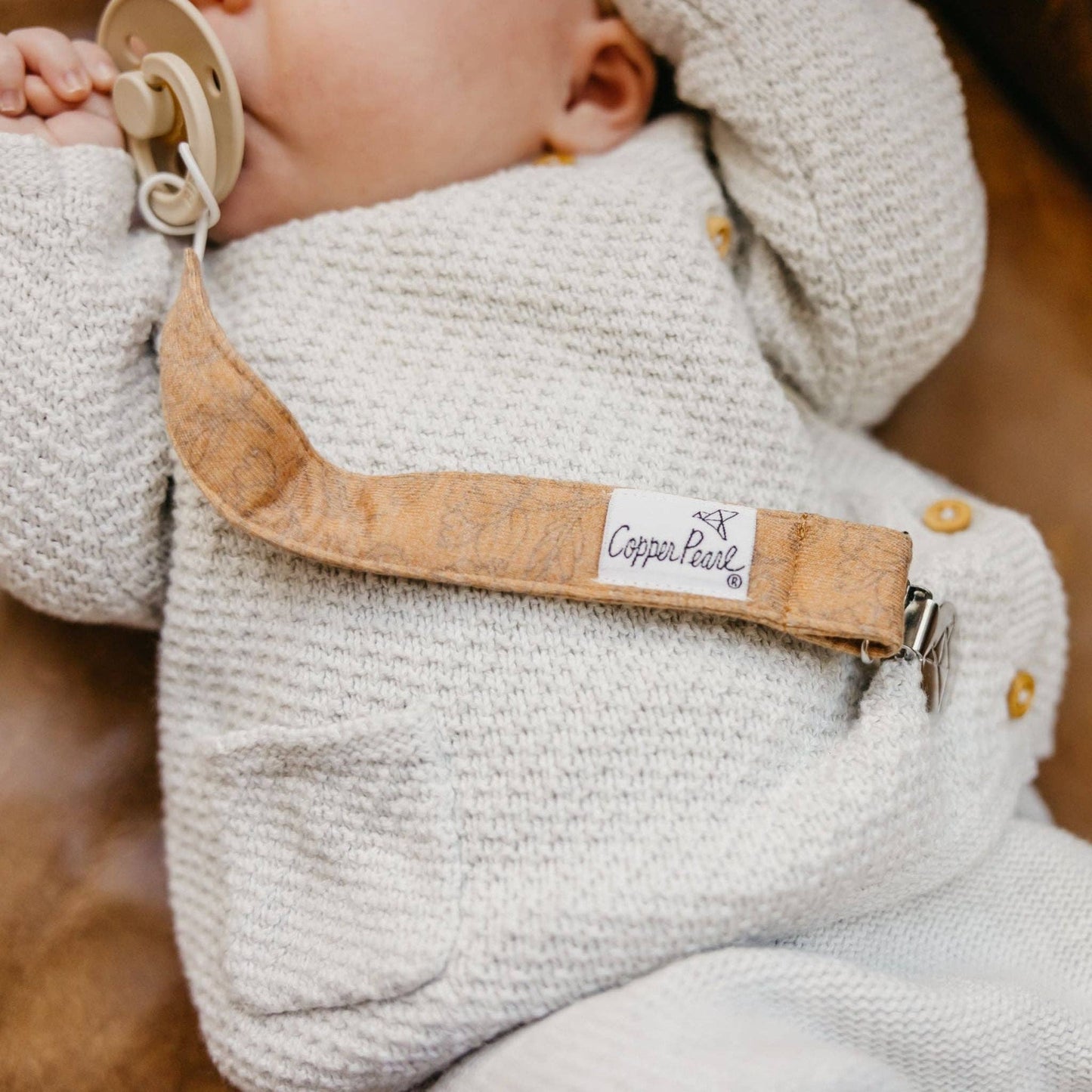 Copper Pearl | Binky Clips - Eden