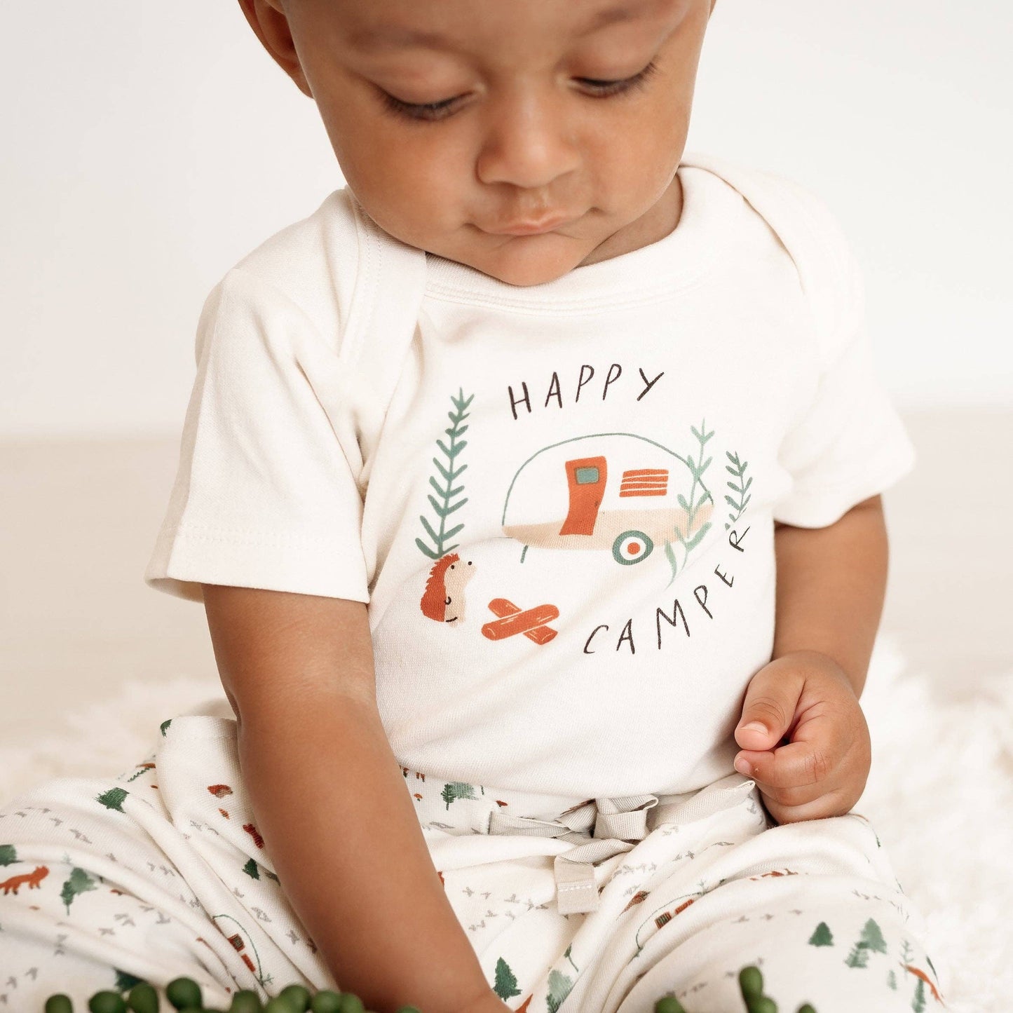 organic bodysuit | happy camper