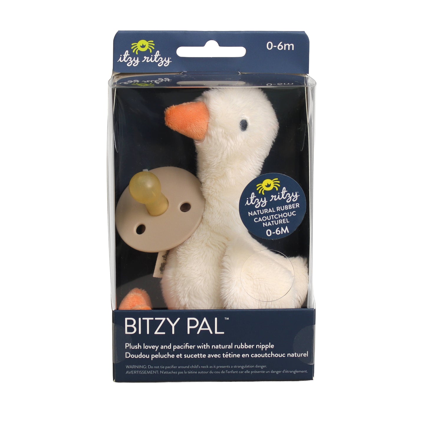 Itzy Ritzy | Bitzy Pal Natural Rubber Pacifier & Plush