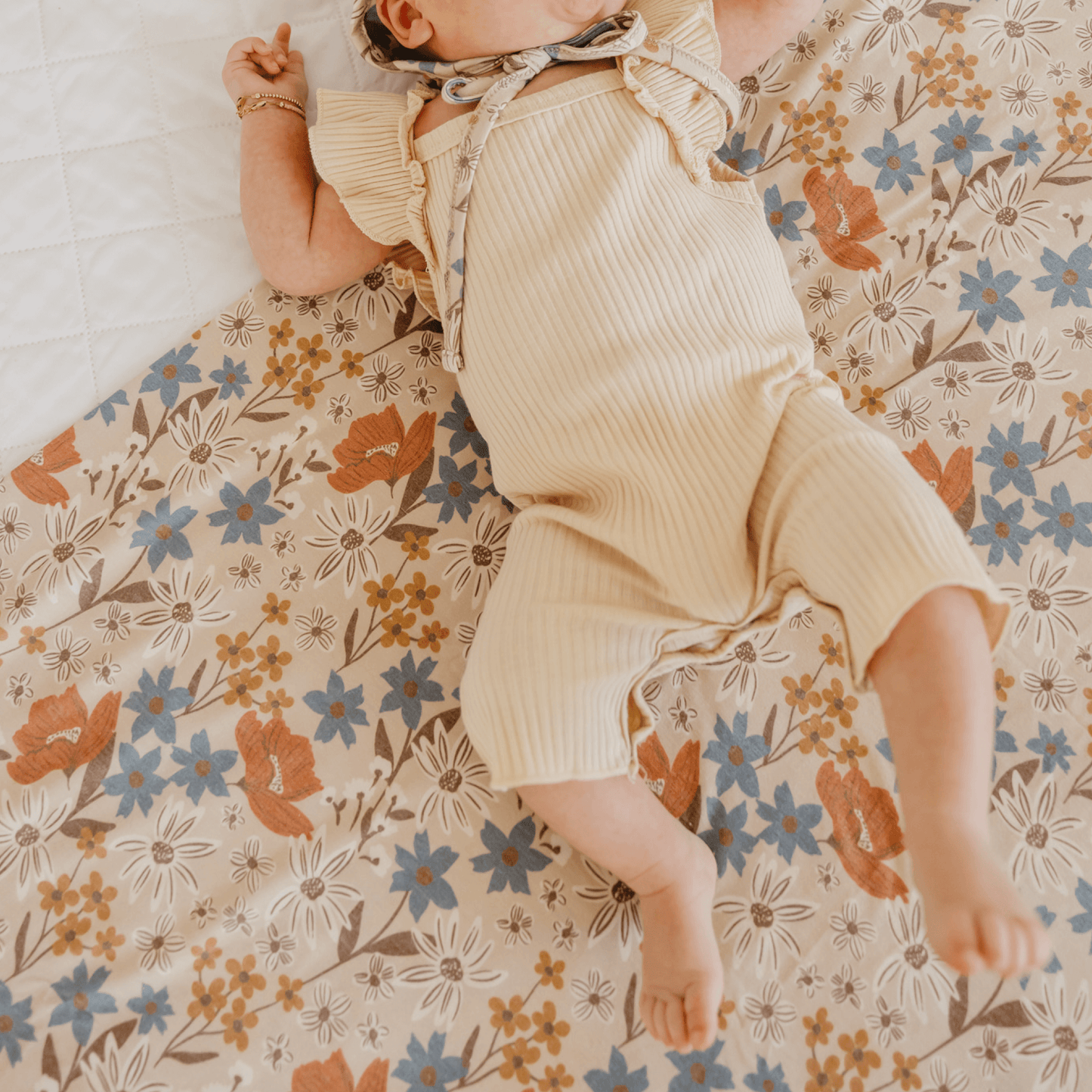 Copper Pearl | Knit Swaddle Blanket - Eden