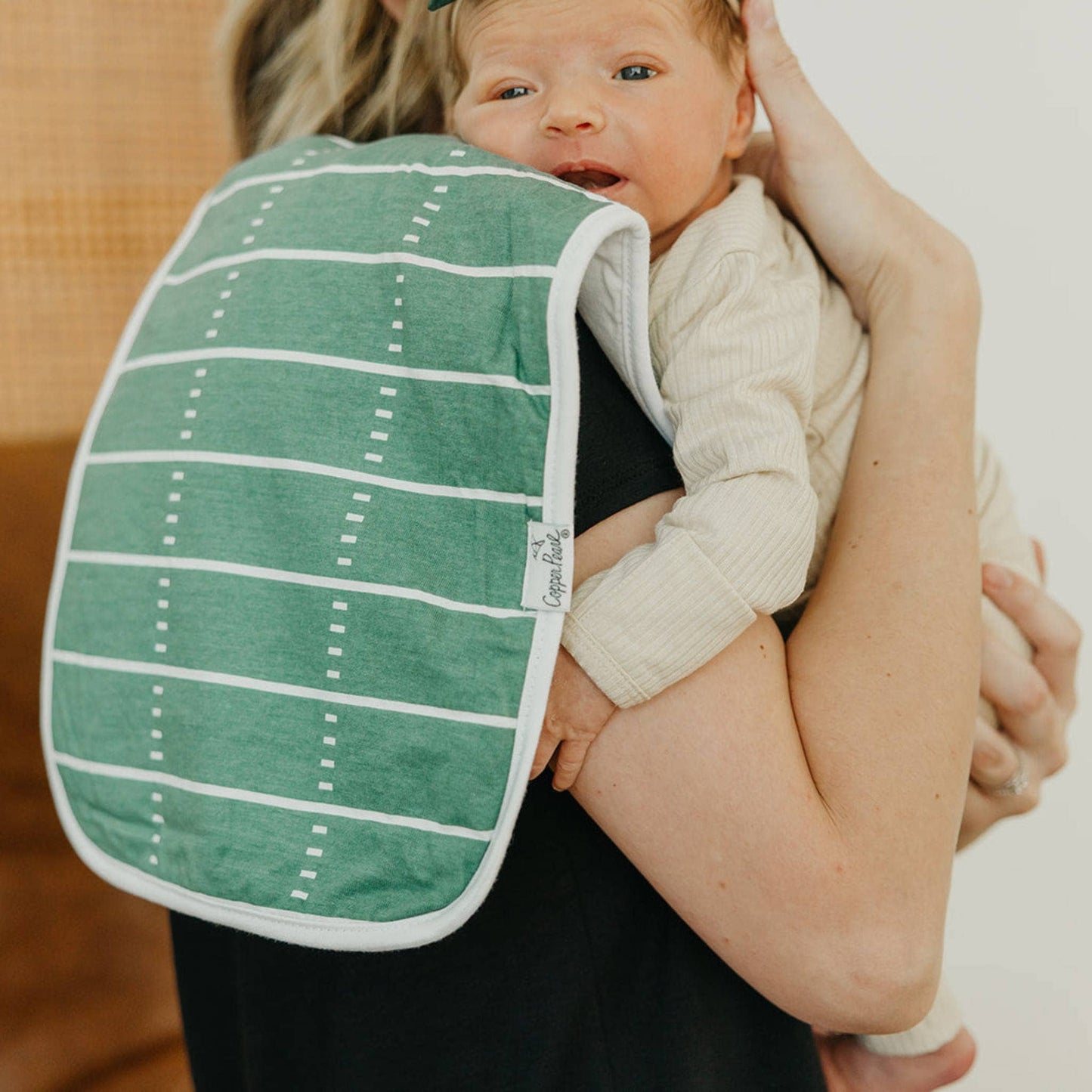 Copper Pearl | 3 Pack Premium Burp Cloths - Blitz