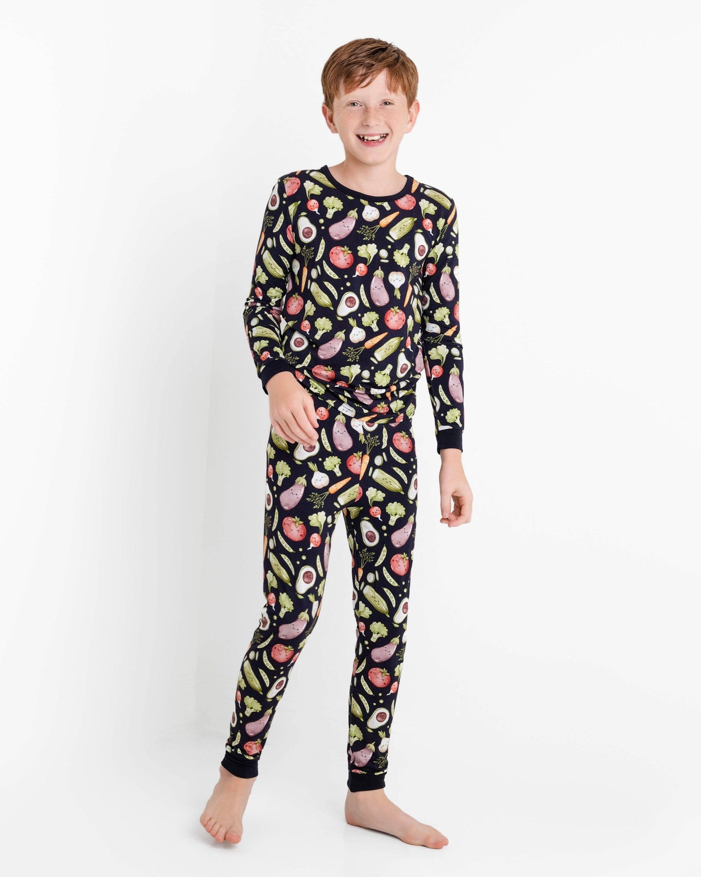 I Love You Veggie Much Long Sleeve Pajamas