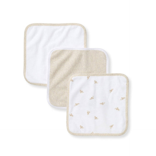 Golden Bee Knit Terry Washcloths