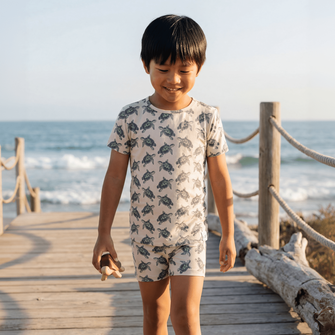 Sweet Bamboo | Sweet Sea Turtle Summer Pajama Set