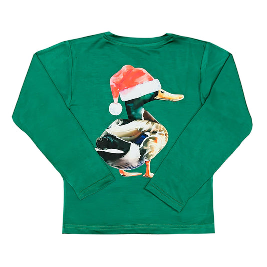 Belle Cher - Santa Mallard Long Sleeve Shirt