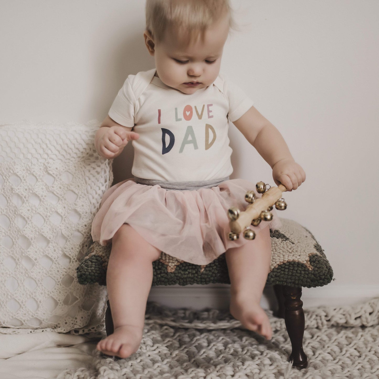 I love dad bodysuit | 100% organic cotton