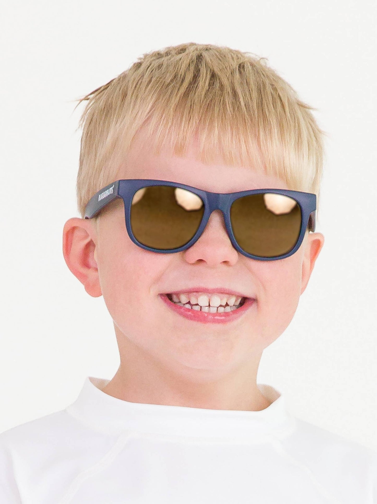 RuffleButts + RuggedButts - Kids Navy Sunglasses