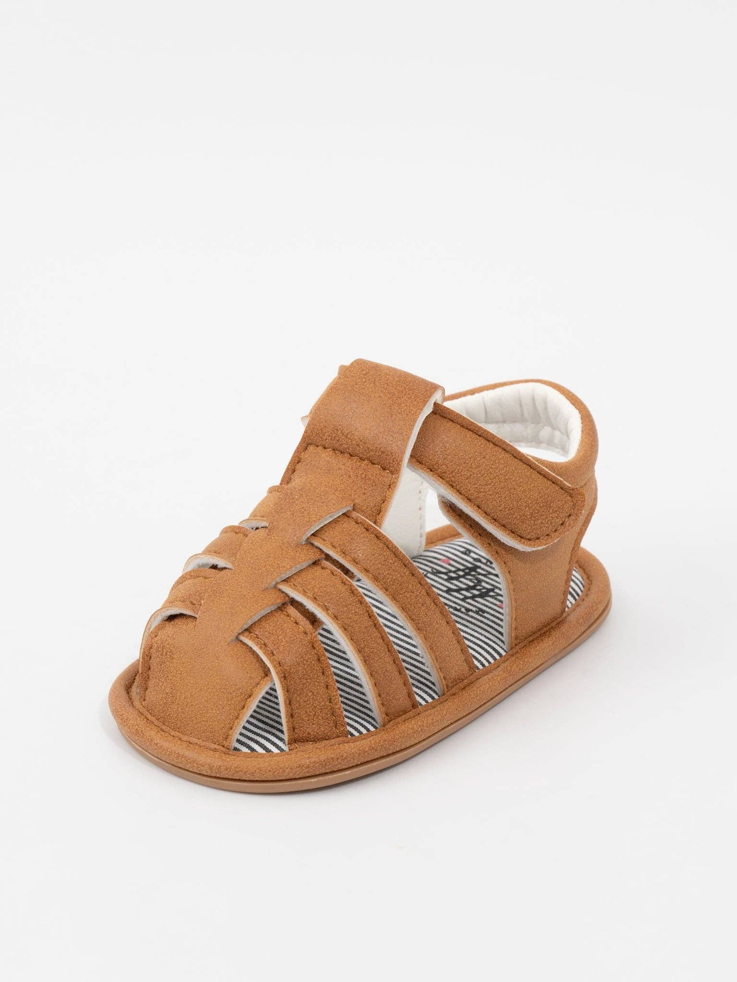 Suede Velcro Fisherman Baby Sandals
