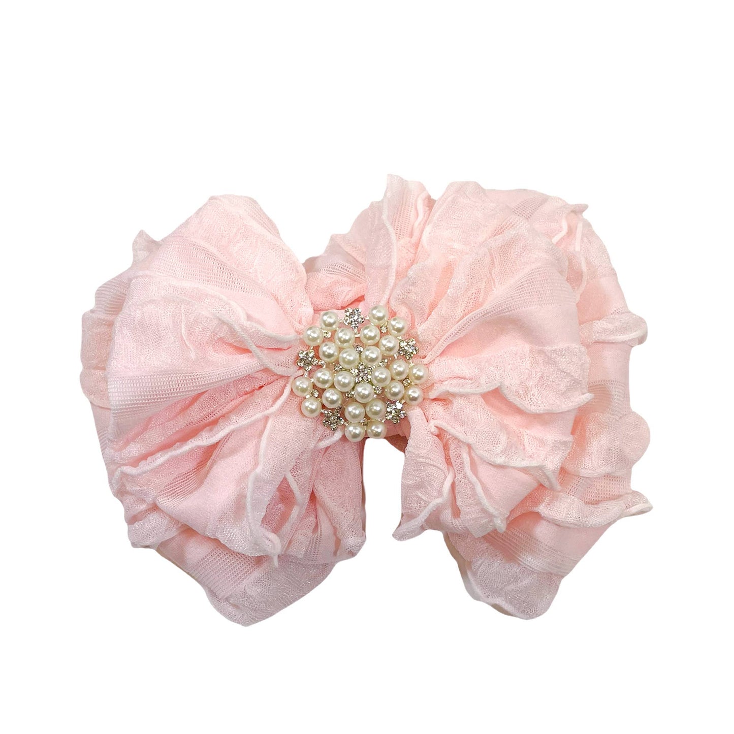 Rockin Royalty - Pearl Ruffled Headband