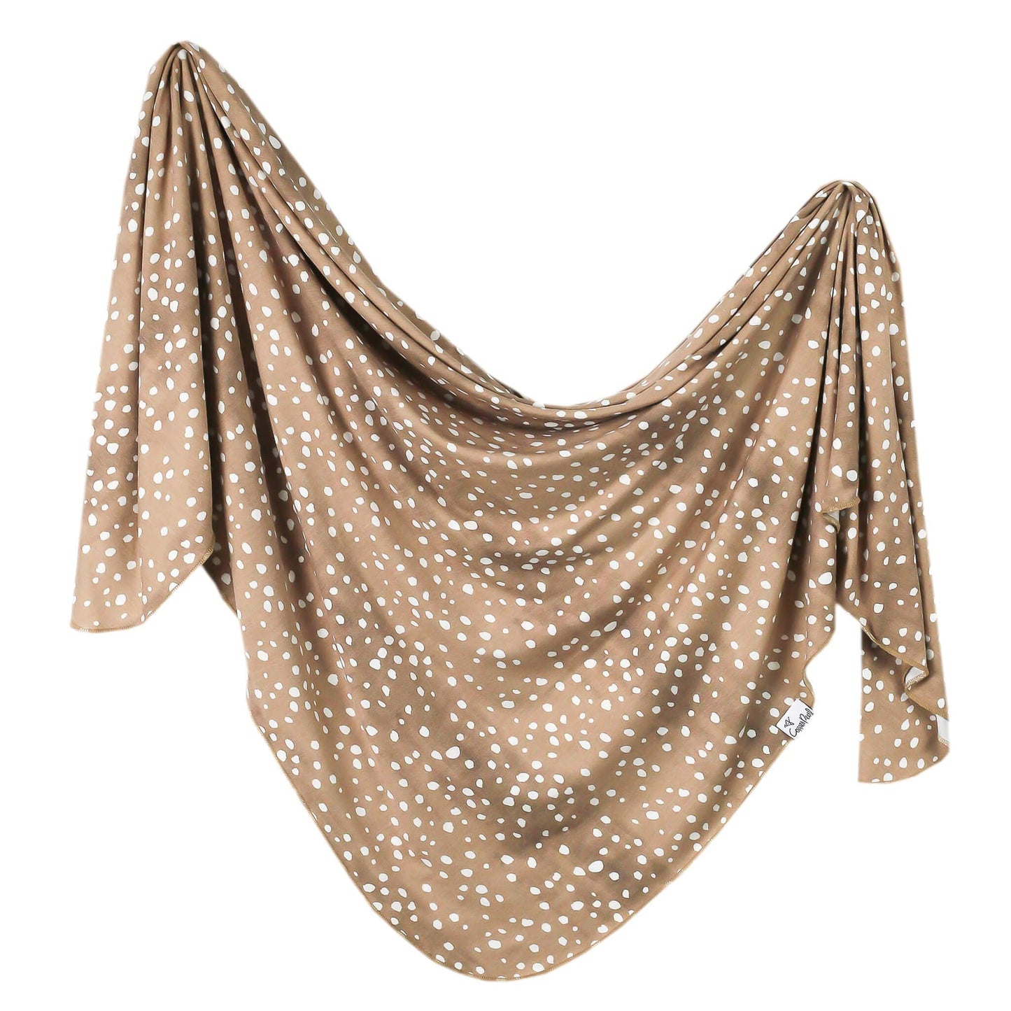 Copper Pearl | Knit Swaddle Blanket - Fawn