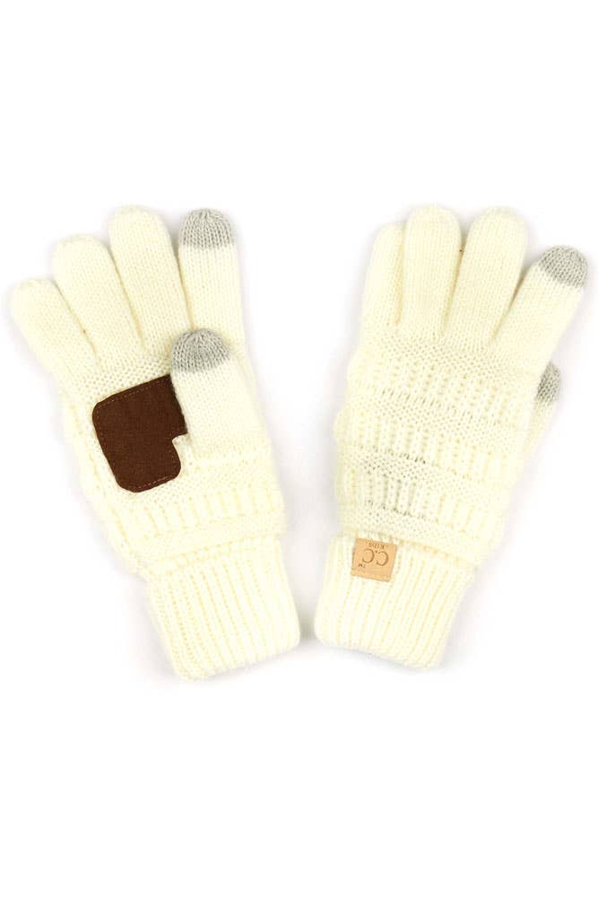 C.C Kids Knit Gloves