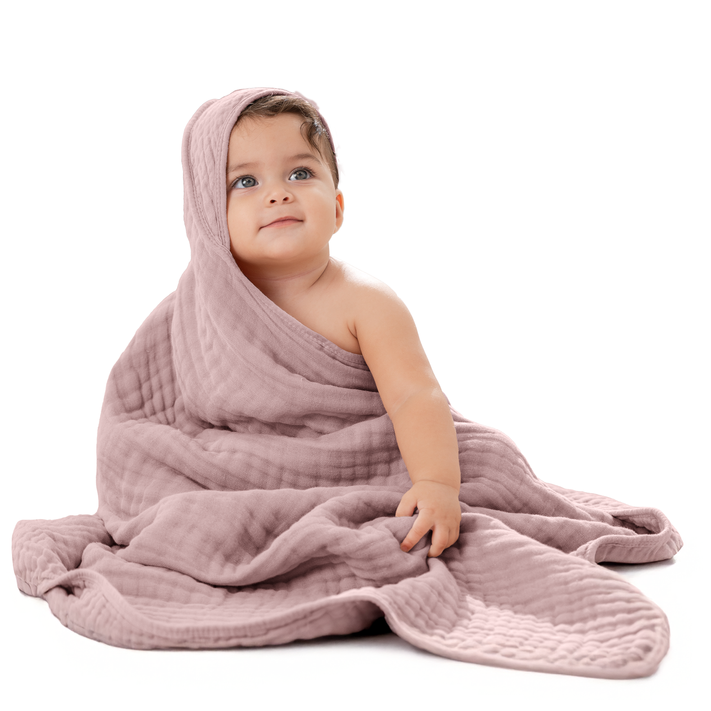 6 Layer Muslin Hooded Towel