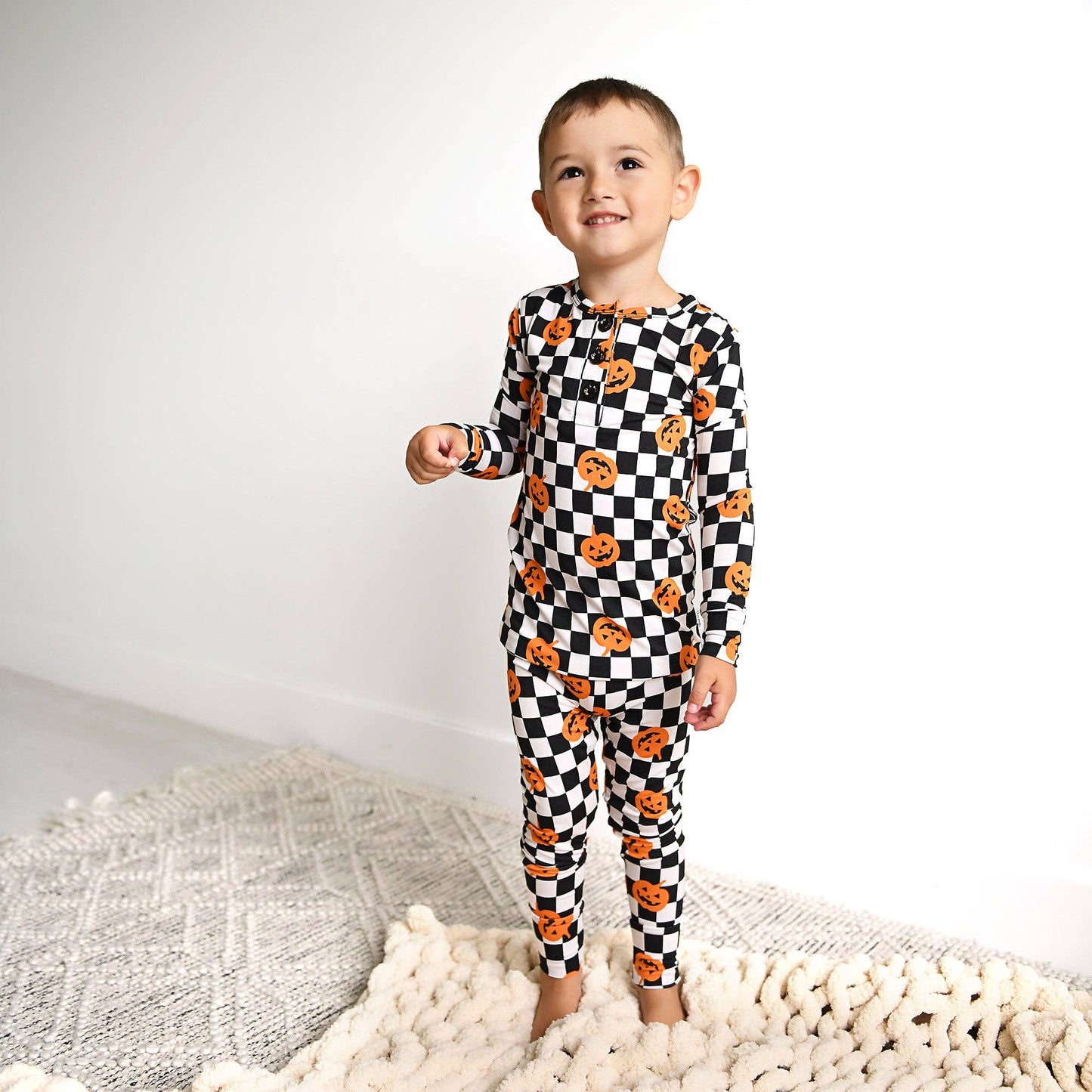 Merlin Pumpkin Two Piece Pajamas