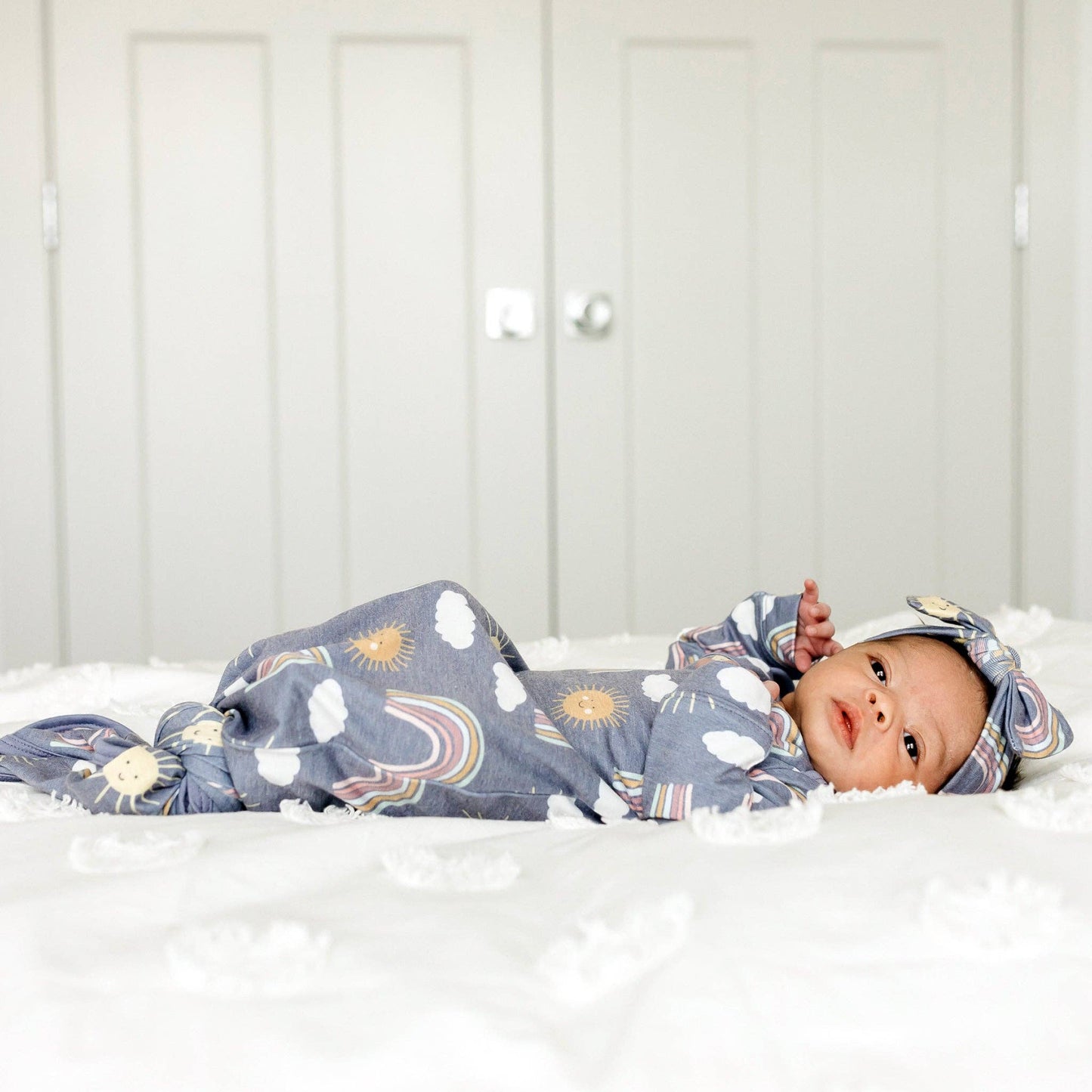 Copper Pearl | Newborn Knotted Gown - Hope