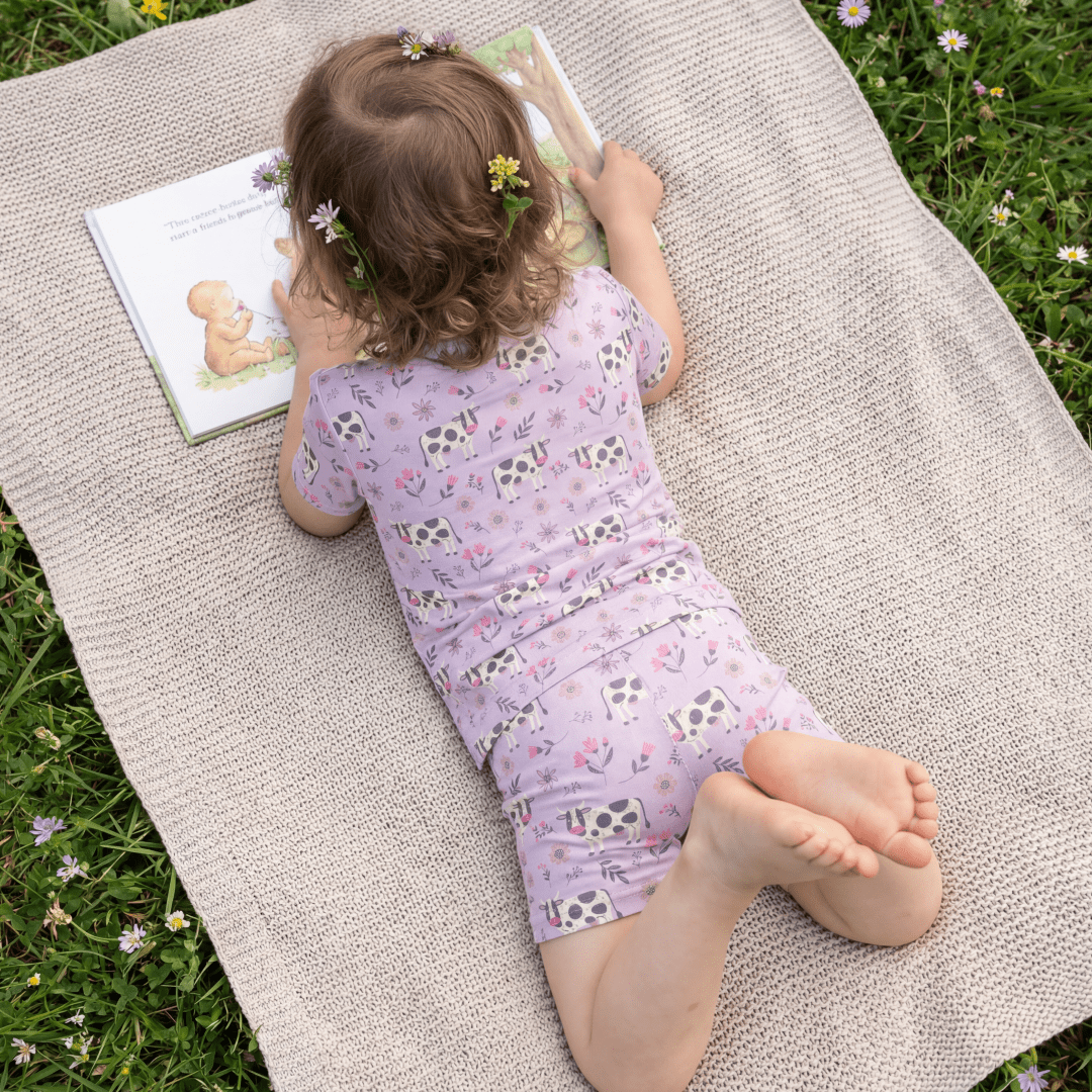 Sweet Bamboo | Cow-Girl Summer Pajama Set
