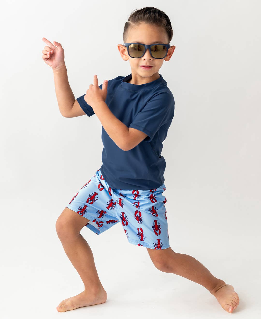 RuffleButts + RuggedButts - Kids Navy Sunglasses