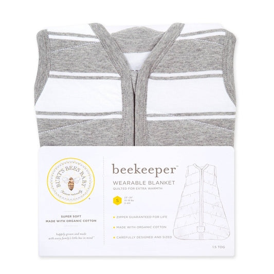 Burt's Bees Baby - Rugby Peace Stripe Organic Beekeeper™ Wearable Baby Blanket