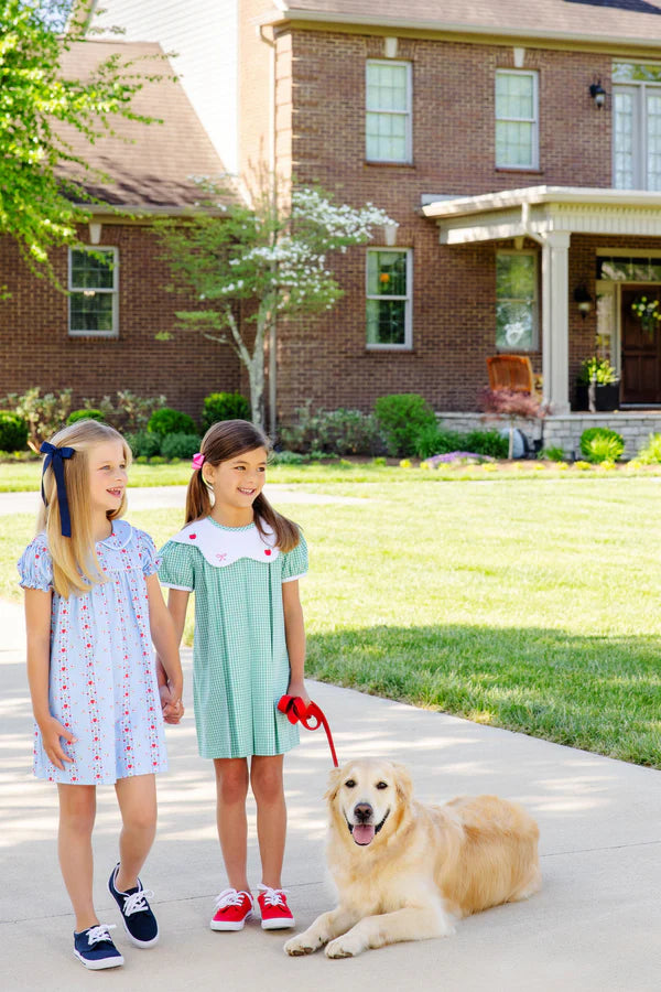 TBBC | Holly Day Dress - First Day Flowers with Worth Ave White & Richmond Red