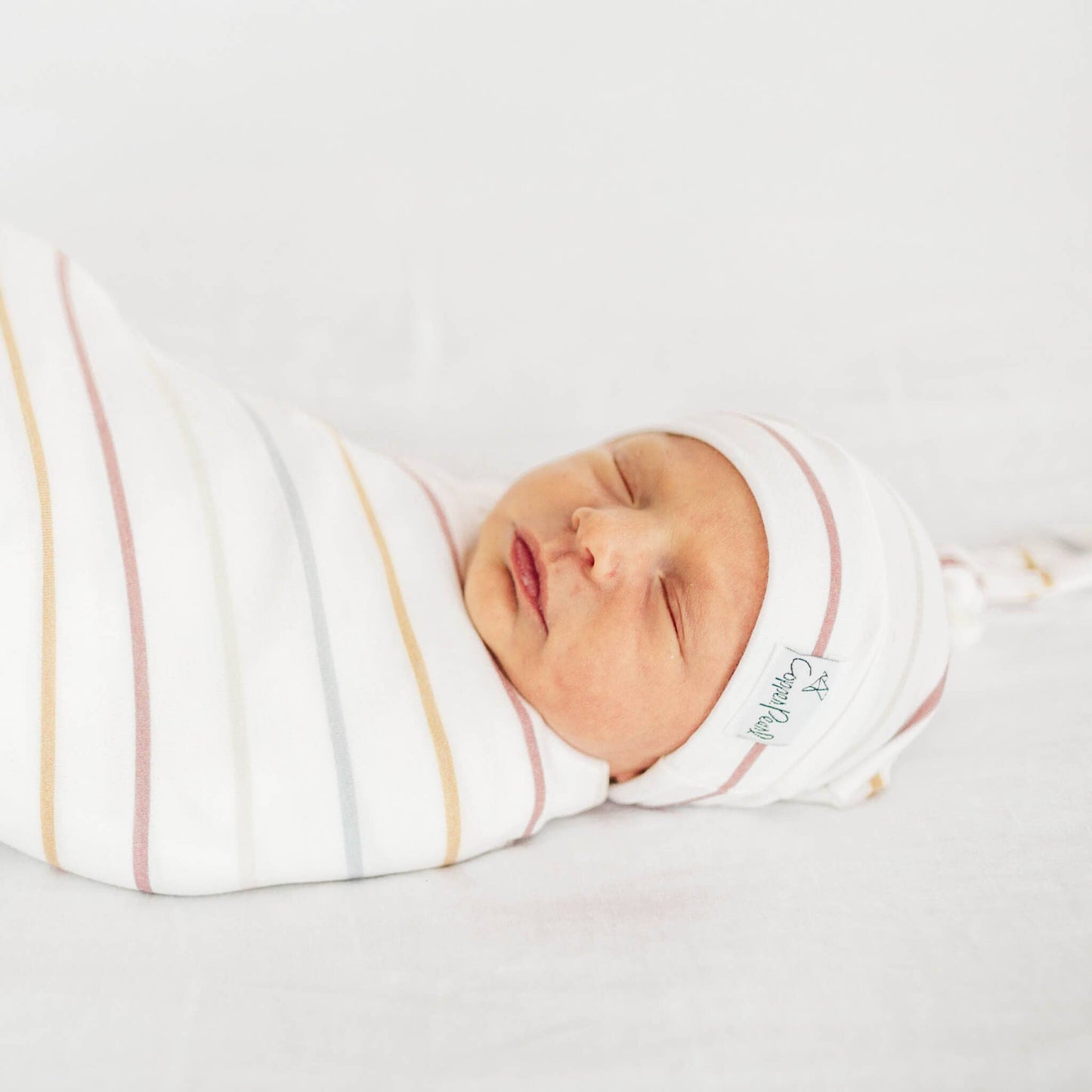 Copper Pearl | Knit Swaddle Blanket - Piper