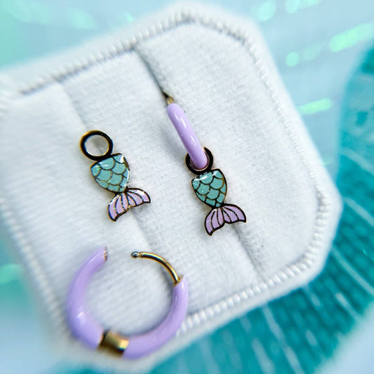 Mermaid Tail Huggie Charms
