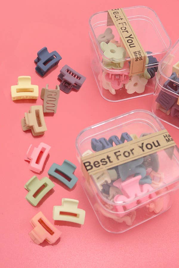 Mini Pack of 10 Hair Clips
